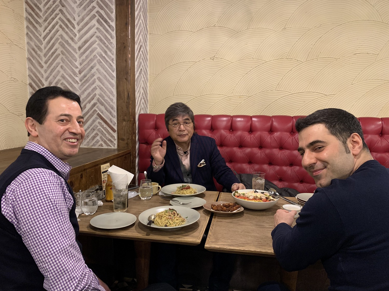 きみまろさんとアリとサム 食事会