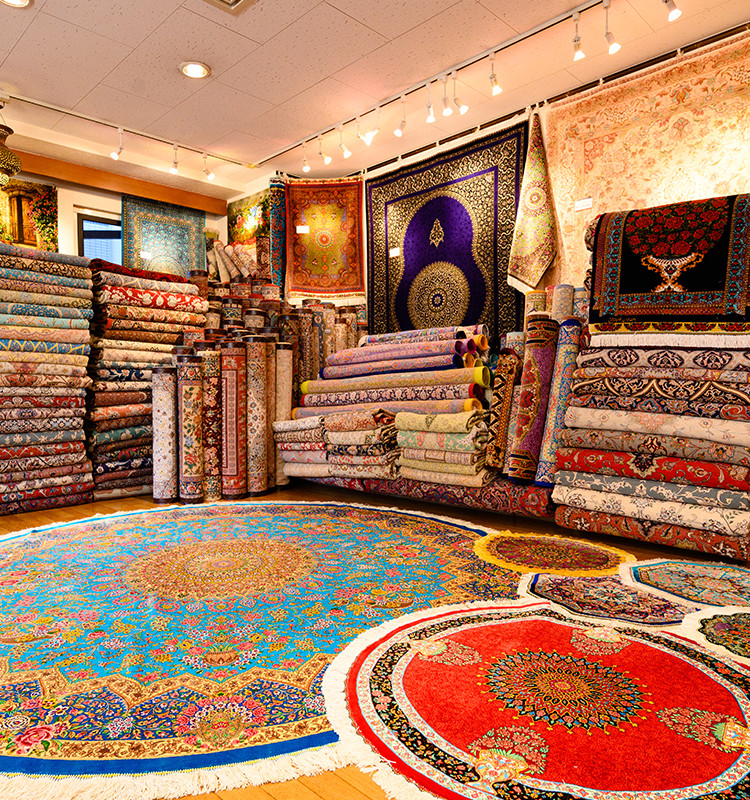 ペルシャ絨毯(マムルークギャべ手織りラグ)
